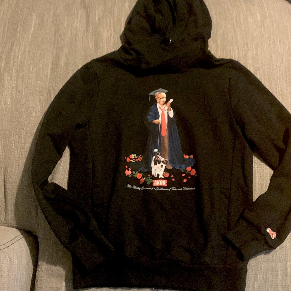 Akoo clothing black hoodie
